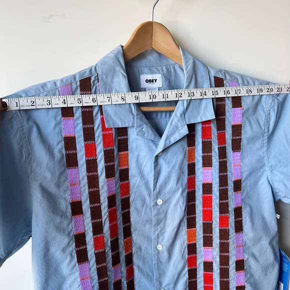Obey Organic Cotton Short Sleeve Shirt BNWT Brand New size L - Picture 11 of 11